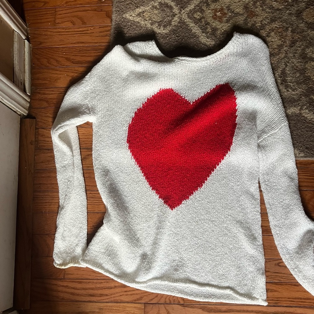 heart sweater